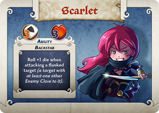 Scarlet profile card