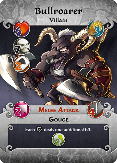 Bullroarer the Minotaur profile card