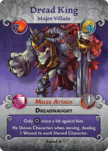 The Dread King profile card