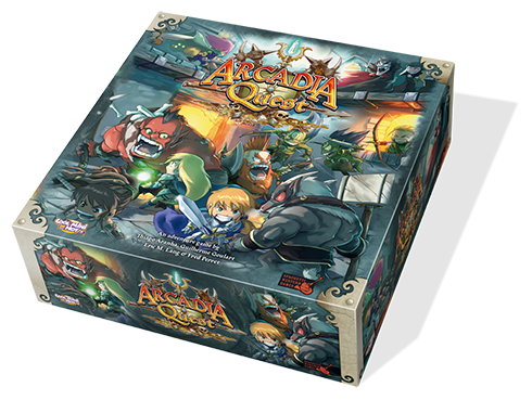 Arcadia Quest game box