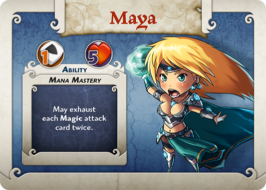 Maya profile card